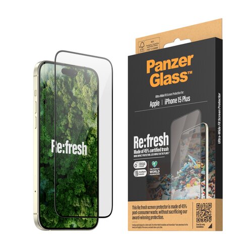 Szkło ochronne PanzerGlass Re:fresh Glass iPhone 15 Plus