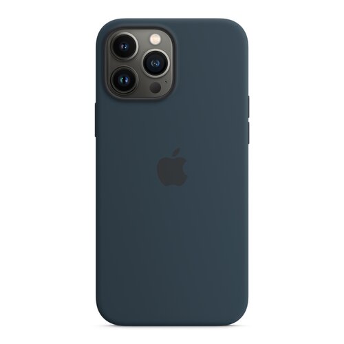 Apple iPhone 13 Pro Max Silicone Case with MagSafe – Abyss Blue