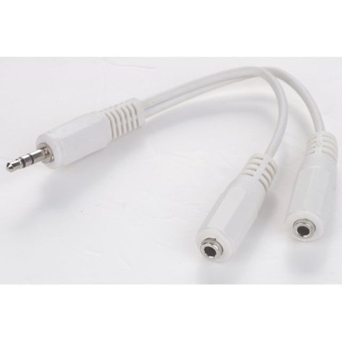 ADAPTER JACK STEREO(M)->JACK STEREO (F) X2 10CM GEMBIRD