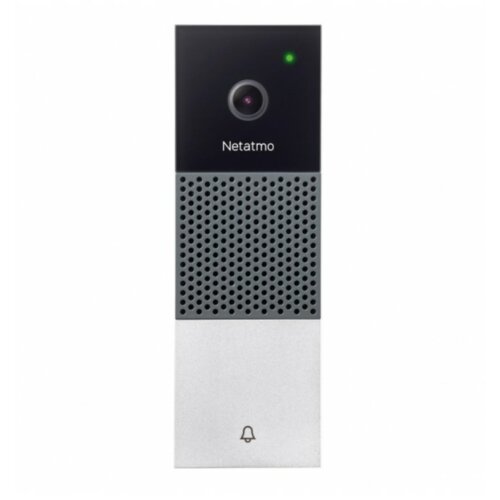 Inteligentny wideodomofon Netatmo Doorbell Szaro-biały