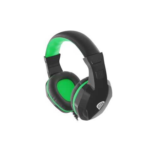 Słuchawki z mikrofonem Genesis Argon 100 Gaming czarno-zielone