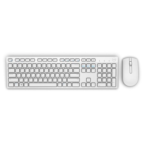 Dell Bezprzewodowa klawiatura + mysz-KM636 (biały)