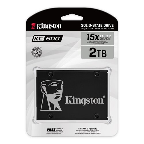 Dysk SSD Kingston KC600 2TB 2,5" SATA
