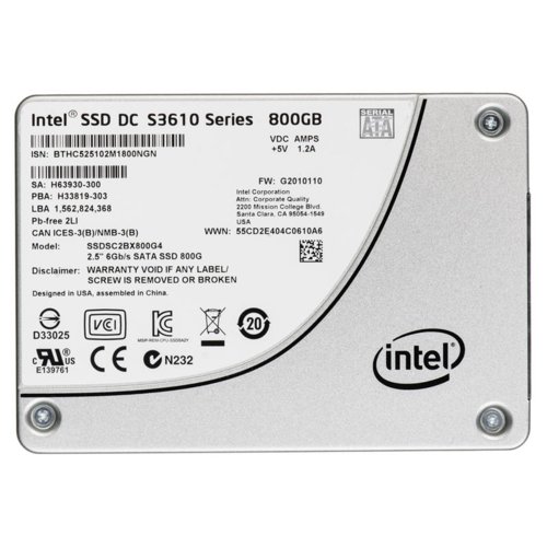 Intel S3610 800GB 2,5'' SSD SATA 6GB/s 20 nm