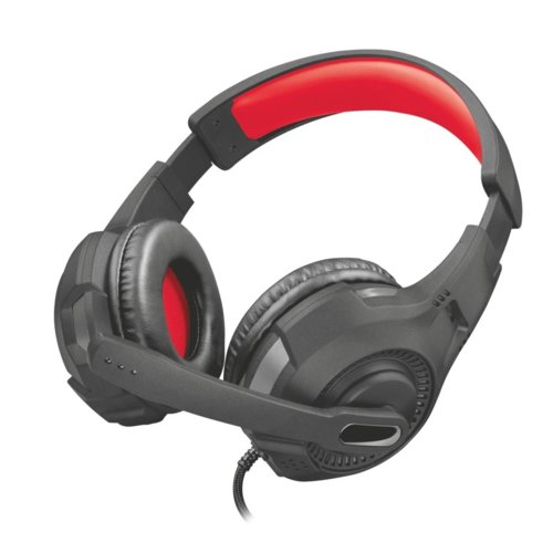 Słuchawki gamingowe z mikrofonem Trust GXT 307 Ravu Czarno-czerwone