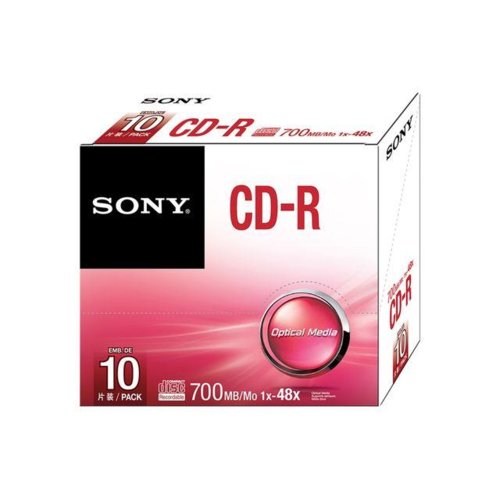 CD-R SONY 700MB 10 Slim