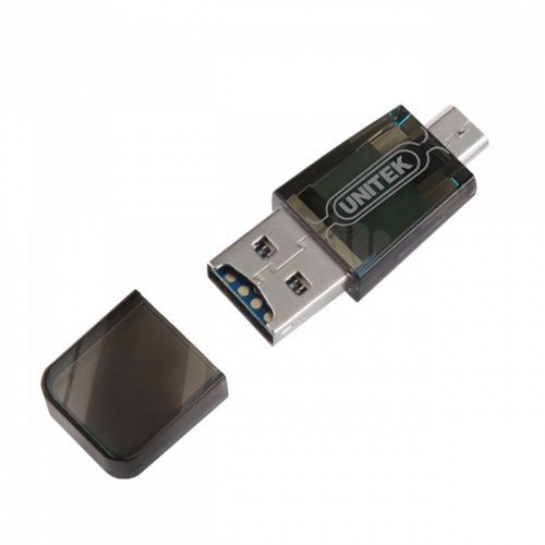 Unitek CZYTNIK KART microSD NA USB Z OTG; Y-2212