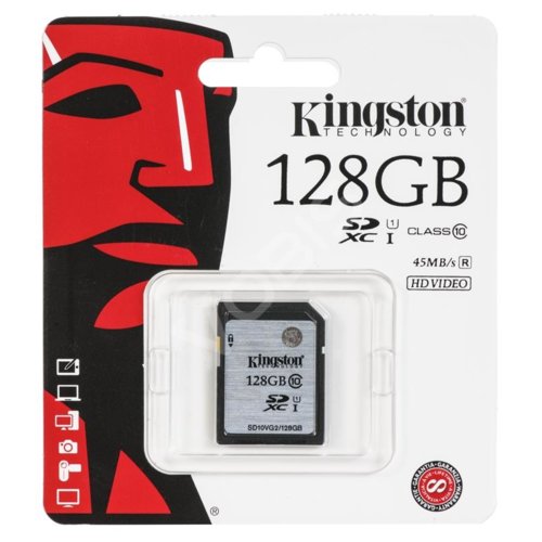 Kingston SDXC 128GB UHS-I 45/10MB/s Gen 2