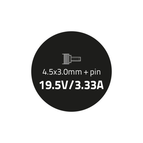 Zasilacz Qoltec do HP/Compaq 19.5V | 3.33A | 4.5*3.0+pin
