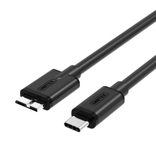 Unitek Kabel USB TYP-C DO microUSB3.0; 1m; Y-C475BK