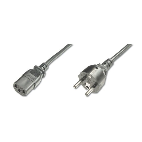 ASSMANN Kabel połączeniowy zasilający Typ Schuko prosty/IEC C13, M/Ż     czarny 1,2m