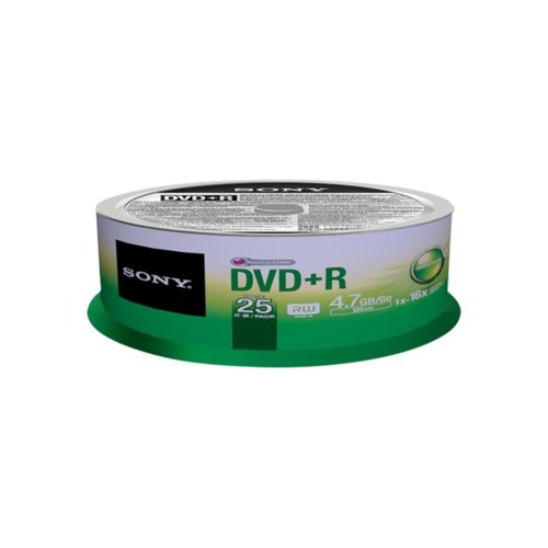 DVD+R Sony 25DPR47SP 4,7GB 16x 25szt. cake