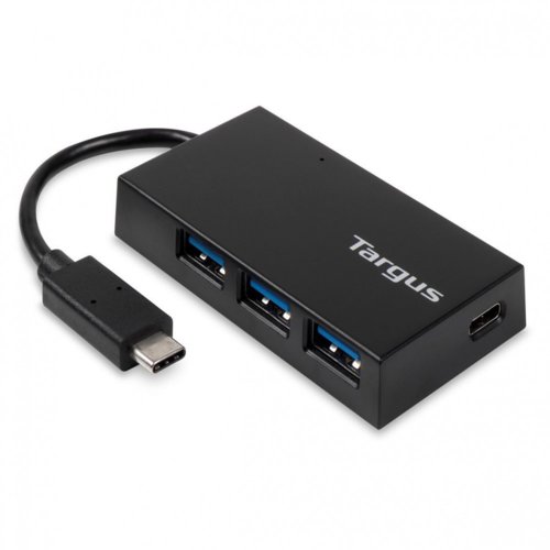Targus USB-C Hub to 3xUSB-A/1xUSB-C/Black/PD pass through