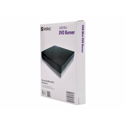 Napęd Sandberg- zewnętrzna nagrywarka USB Mini DVD 133-66