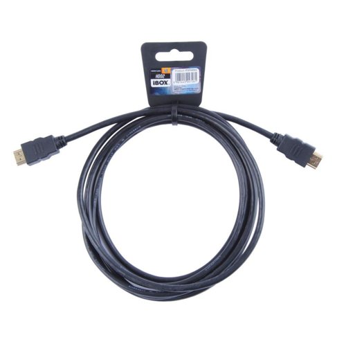 Kabel HDMI I-Box HD02 ( 2 x HDMI typ A M-M 3m czarny )