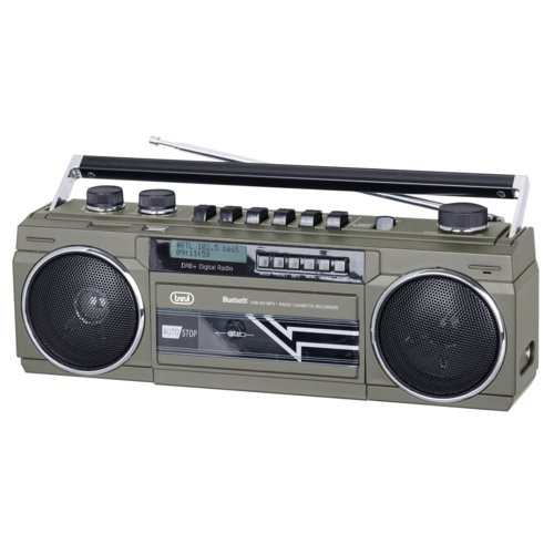 Przenośny radioodtwarzacz Trevi RR 511 DAB kaseta/BL/USB/SD Zielony
