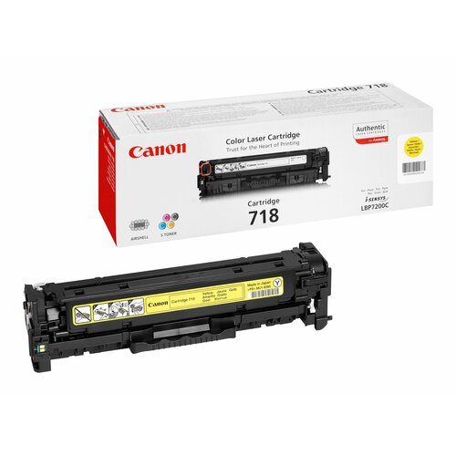 Canon Toner/ LBP7200CDN CRG 718 Yellow 2,9k