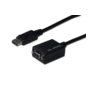ASSMANN Kabel adapter Displayport 1.1a z zatrzaskiem Typ DP/DSUB15 M/Ż   czarny 0,15m