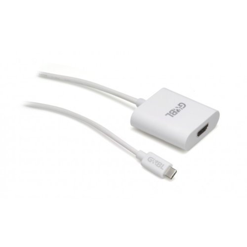 G&BL Adapter USB C męski/HDMI żeński biały 0.2m blister