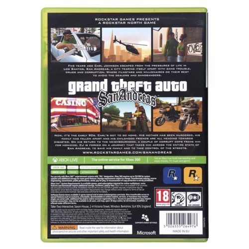 Cenega Gra Xbox 360 GTA San Andreas