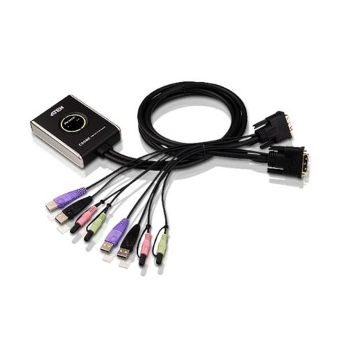 Przełącznik KVM ATEN DVI/USB/Audio CS682 (CS682-AT) 2-port. 