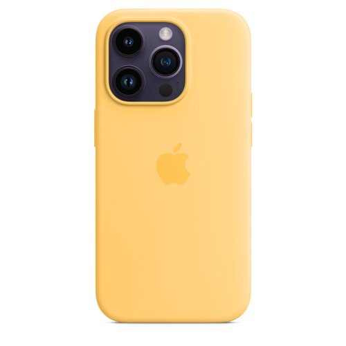 Etui silikonowe Apple MagSafe żołte na iPhone 14 Pro