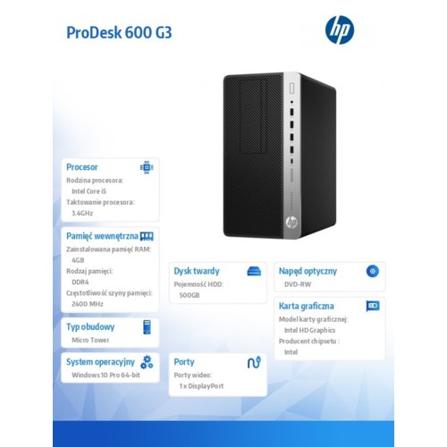 HP ProDesk 600MT G3 1HK48EA