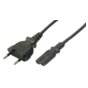 Kabel zasilający LogiLink CP092 Euro-8 > C7 VDE czarny 1,8m