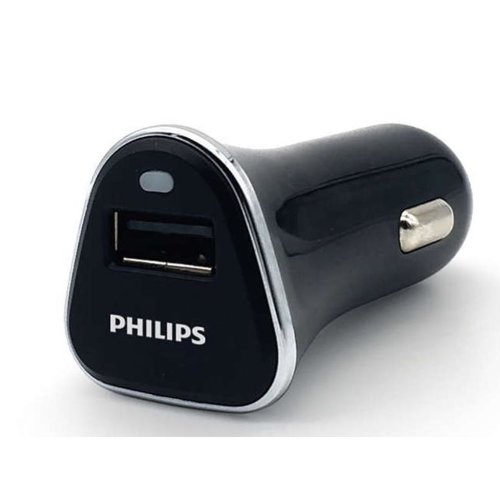 PHILIPS ŁADOWARKA SAMOCHODOWA ZAPALNICZKA 12V -> USB (5V, 2.1A)