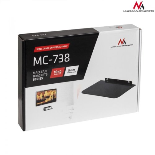 Maclean Półka pod DVD pojedyńcza MC-738 do 10kg