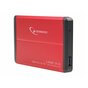 KIESZEŃ HDD ZEWNĘTRZNA SATA GEMBIRD 2.5" USB 3.0 RED