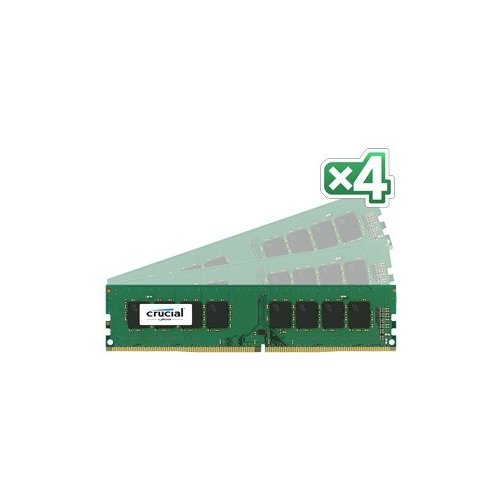 Crucial DDR4 64GB/2400 CL17 DR x8 288pin (4*16GB)