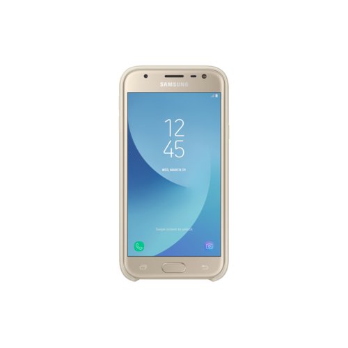Etui Samsung Dual Layer Cover do Galaxy J3 (2017) Gold EF-PJ330CFEGWW