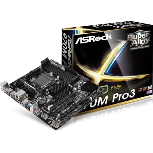 ASRock 970M PRO3 AM3+ AMD970 4DDR3 USB2.0 uATX