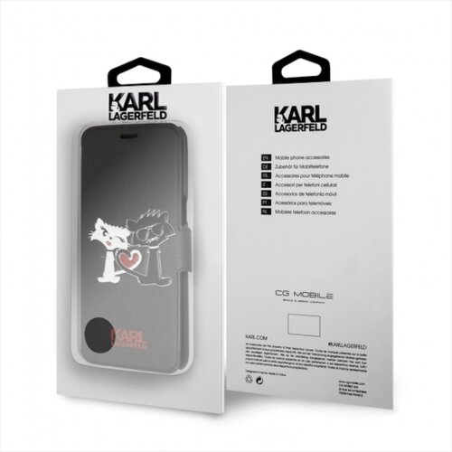 Karl Lagerfeld Etui Book Samsung G950 S8 KLFLBKS8CL1BK czarny Choupette in love