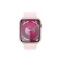 Smartwatch Apple Watch Series 9 GPS + Cellular aluminium 45mm różowy + opaska sportowa jasnoróżowa