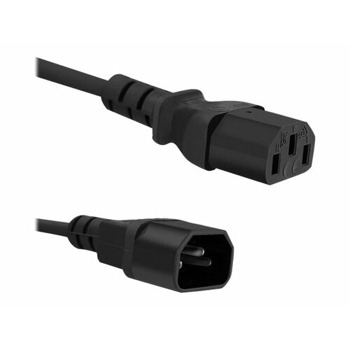 Kabel zasilający QOLTEC do UPS | C13/C14 | 1.8m 