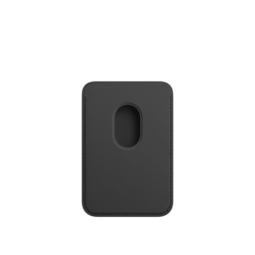 Skórzany portfel do iPhone Leather Wallet z funkcją MagSafe - czarny