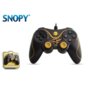Gamepad kontroler SNOPY SG-301 USB do PC / PS3 Przewodowy Black/Yellow