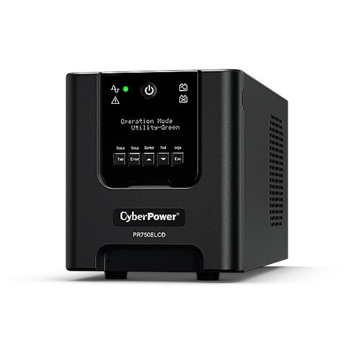 UPS GreenPower CyberPower PR750ELCD (750VA/675W;VI; Tower; Sinus; 6xIEC)