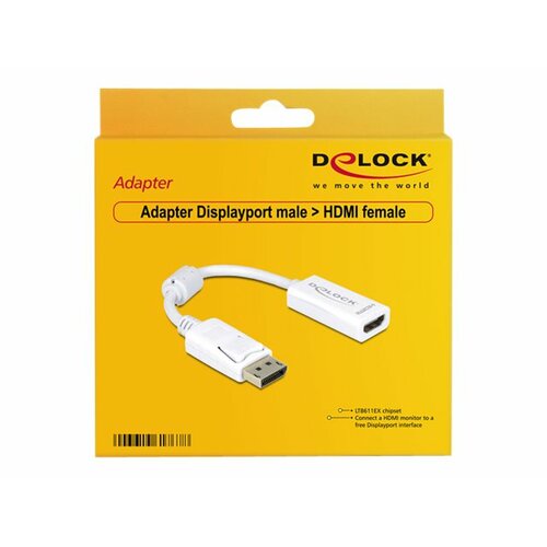 Delock Adapter DISPLAYPORT(M)->HDMI(F)