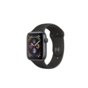 Apple Watch Series 4 GPS, 40mm koperta z aluminium w kolorze gwiezdnej szarości z paskiem sportowym w kolorze czarnym