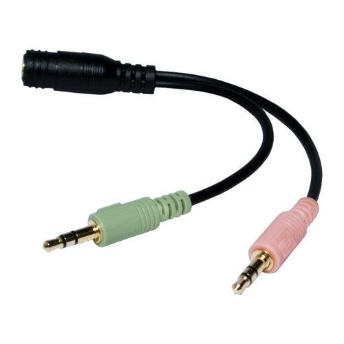 Adapter audio stereo LogiLink CA0020 3,5mm jack (F) > 2x 3,5mm jack (M)