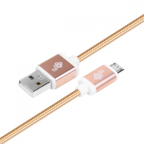 TB Kabel USB-Micro USB 1.5 m złoty sznurek