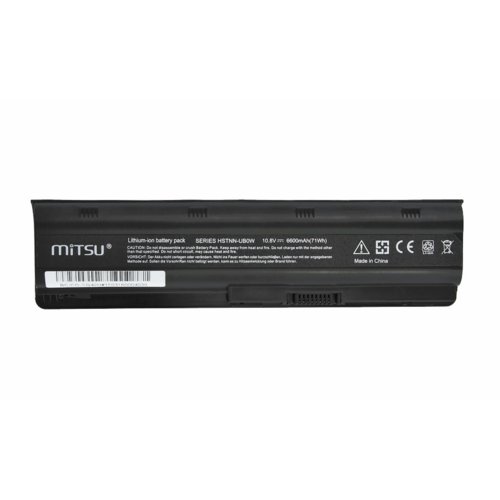 Bateria Mitsu do Compaq Presario CQ42, CQ62, CQ72 6600 mAh (71 Wh) 10.8 - 11.1 Volt