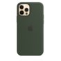 Etui iPhone 12/12 Pro Silikonowe z funkcją MagSafe - cypryjska zieleń