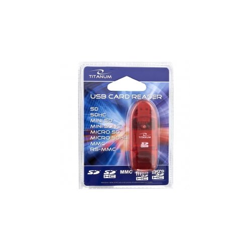 Titanum Czytnik Kart SDHC/MicroSDHC TA101R (SDHC Pen Drive)
