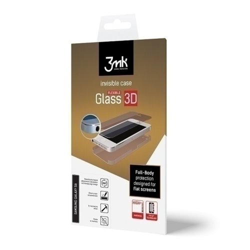 3MK FlexibleGlass 3D iPhone 8 szkło hybrydowe + folia na tył