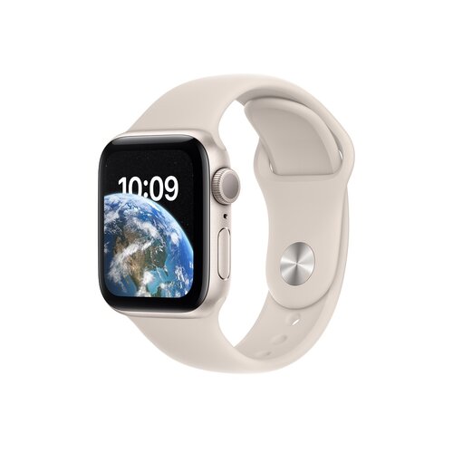 Smartwatch Apple Watch SE 22 GPS 40 mm Księżycowa poświata, księżycowa poświata pasek sportowy