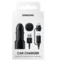 Ładowarka samochodowa Samsung Dual Car Charger Black 15W z kablem Combo EP-L1100WBEGEU